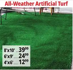Ocean State Job Lot All-Weather Artificial Turf offer