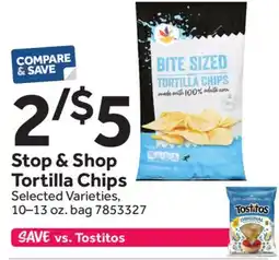 Stop&Shop Stop & Shop Tortilla Chips offer