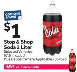 Stop&Shop Stop & Shop Soda offer