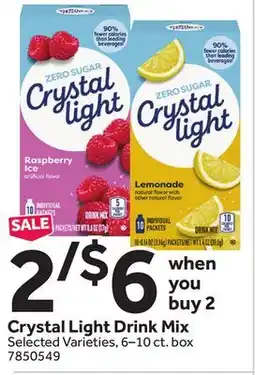 Stop&Shop Crystal Light Drink Mix offer