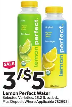 Stop&Shop Lemon Perfect Water offer