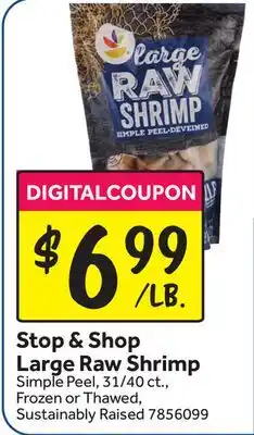 Stop&Shop Large Raw Shrimp offer