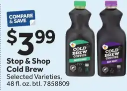 Stop&Shop Stop & Shop Cold Brew offer