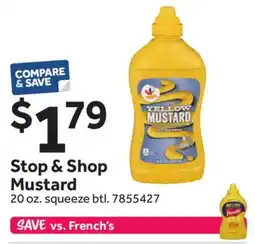 Stop&Shop Stop & Shop Mustard offer