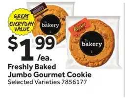 Stop&Shop Freshly Baked Jumbo Gourmet Cookie offer