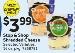 Stop&Shop Stop & Shop Shredded Cheese offer