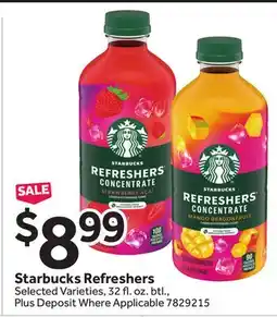 Stop&Shop Starbucks Refresher offer
