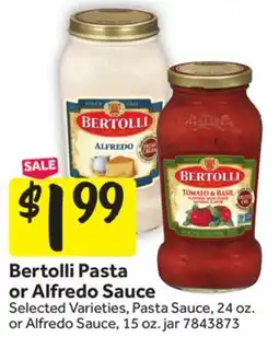 Stop&Shop Bertolli Pasta or Alfredo Sauce offer