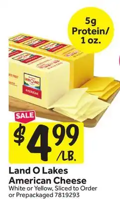 Stop&Shop Land O Lakes American Cheese offer