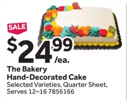 Stop&Shop The Bakery Hand-Decorated Cake offer