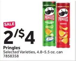 Stop&Shop Pringles offer