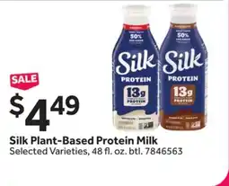 Stop&Shop Silk Plant-Based Protein Milk offer