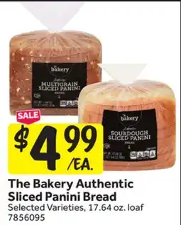 Stop&Shop The Bakery Authentic Sliced Panini Bread offer