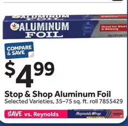 Stop&Shop Stop & Shop Aluminum Foil offer