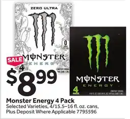 Stop&Shop Monster Energy offer