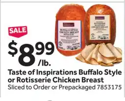 Stop&Shop Taste of Inspirations Buffalo Style or Rotisserie Chicken Breast offer
