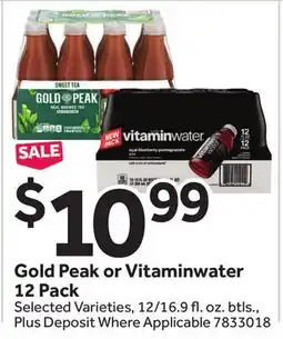 Stop&Shop Gold Peak or Vitaminwater offer