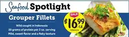 Stop&Shop Grouper Fillets offer