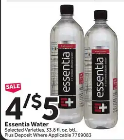 Stop&Shop Essentia Water offer