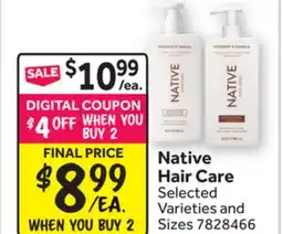Stop&Shop Native Hair Care offer