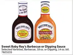 Stop&Shop Sweet Baby Ray's Barbecue or Dipping Sauce offer