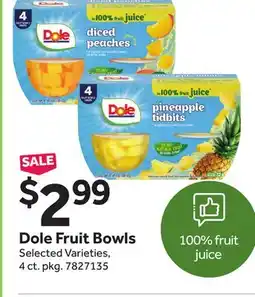 Stop&Shop Dole Fruit Bowls offer