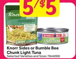Stop&Shop Knorr Sides or Bumble Bee Chunk Light Tuna offer