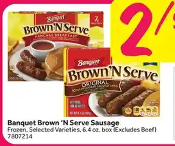 Stop&Shop Banquet Brown 'N Serve Sausage offer
