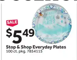 Stop&Shop Stop & Shop Everyday Plates offer