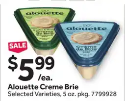 Stop&Shop Alouette Creme Brie offer