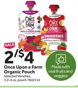 Stop&Shop Once Upon a Farm Organic Pouch offer
