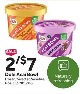 Stop&Shop Dole Acai Bowl offer