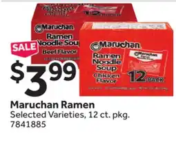Stop&Shop Maruchan Ramen offer