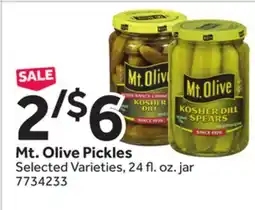 Stop&Shop Mt. Olive Pickles offer
