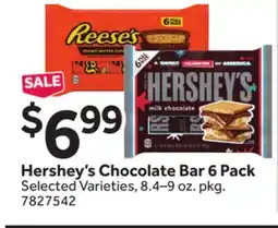 Stop&Shop Hershey's Chocolate Bar offer