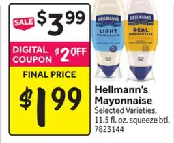 Stop&Shop Hellmann's Mayonnaise offer