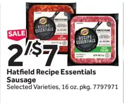 Stop&Shop Hatfield Recipe Essentials Sausage offer