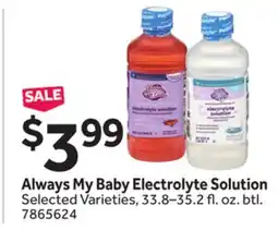 Stop&Shop Always My Baby Electrolyte Solution offer