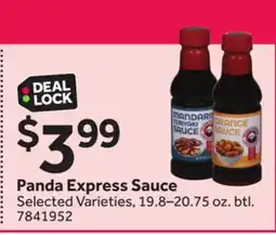 Stop&Shop Panda Express Sauce offer