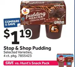 Stop&Shop Stop & Shop Pudding offer