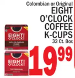 C Town EIGHT O'CLOCK COFFEE K-CUPS offer
