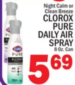 C Town CLOROX PURE DAILY AIR SPRAY offer
