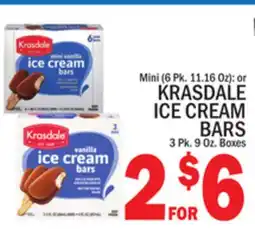 C Town KRASDALE ICE CREAM BARS 3 Pk. 9 Oz. Boxes offer