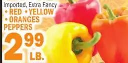 C Town Imported, Extra Fancy RED β’ YELLOW β’ ORANGES PEPPERS offer
