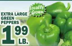 C Town EXTRA LARGE GREEN PEPPERS offer