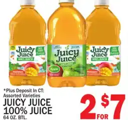 C Town JUICY JUICE 100% JUICE offer