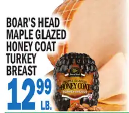 C Town BOAR'S HEAD MAPLE GLAZED HONEY COAT TURKEY BREAST offer
