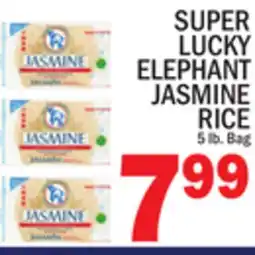 C Town SUPER LUCKY ELEPHANT JASMINE RICE offer