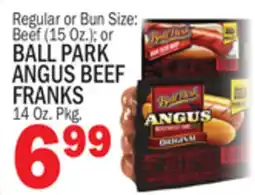C Town BALL PARK ANGUS BEEF FRANKS offer