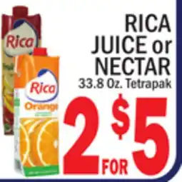 C Town RICA JUICE or NECTAR offer
